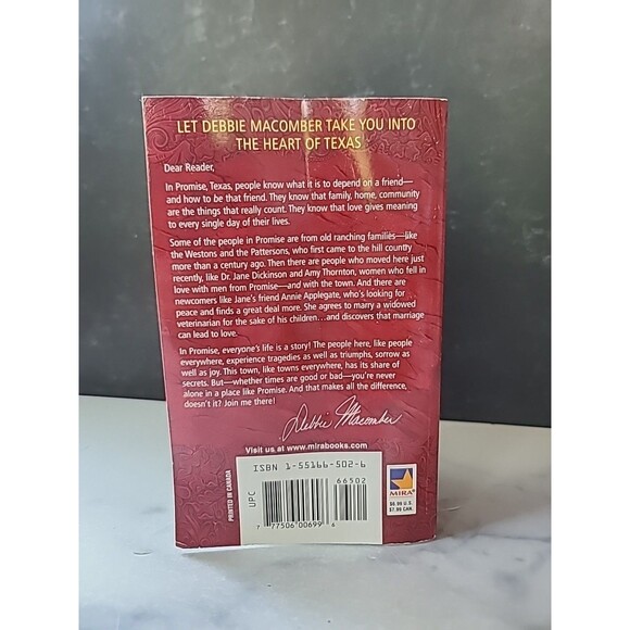Promise Texas By Debbie Macomber Paperback - Picture 9 of 10